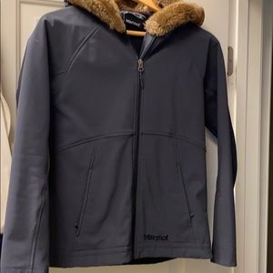 Marmot Fur Hood Jacket Size Small